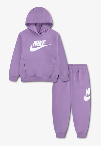 Nike Sportswear Träningsoverall 'CLUB FLEECE' i lila: framsida