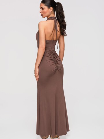 Ombre Evening Dress in Brown
