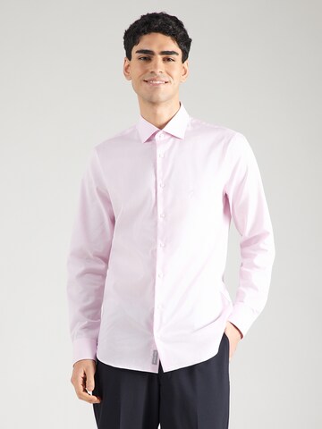 Slim fit Cămașă de la Michael Kors pe roz: față