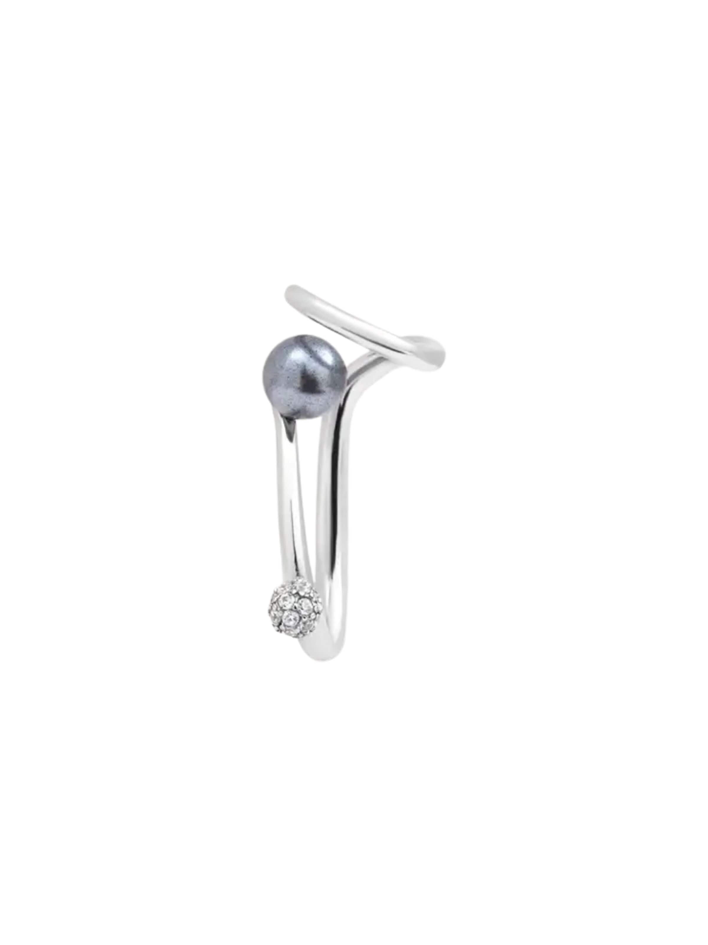 YParis Earrings 'Ear cuff YUNA' in Silver: front