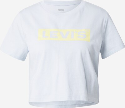 LEVI'S ® Shirt 'GR Cropped Jordie Tee' in pastellblau / pastellgelb, Produktansicht