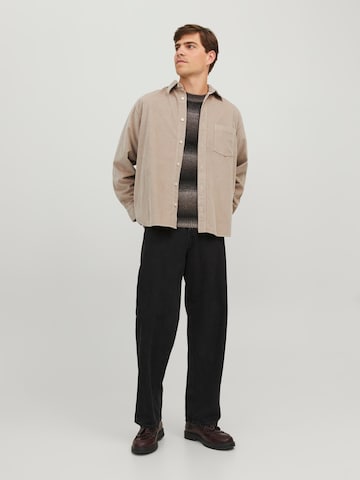 JACK & JONES Comfort Fit Hemd 'Barca' in Grau