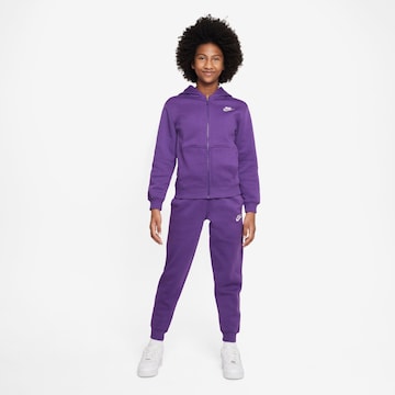 Nike Sportswear Sweatsuit in Purple: front