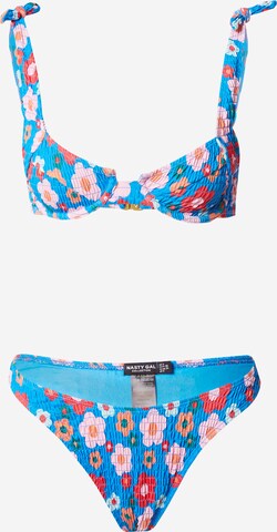 Bustino Bikini di Nasty Gal in blu: frontale