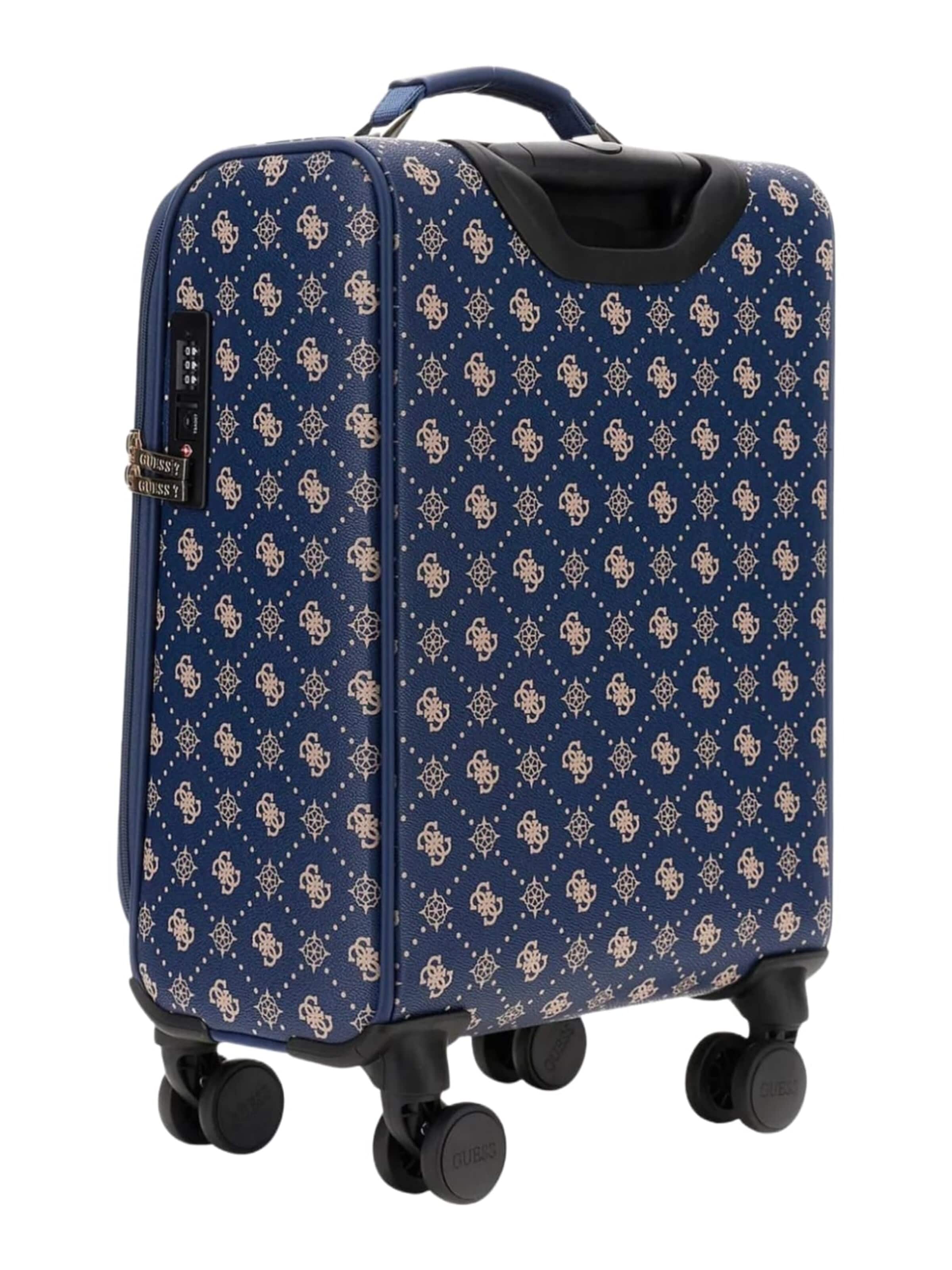 GUESS Walizka 'Guess Valise Silia Navy Logo Trolley' w kolorze niebieski