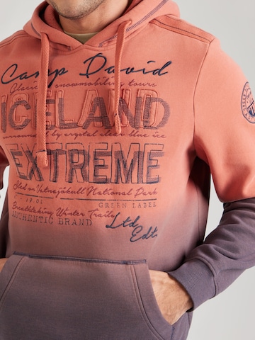 CAMP DAVID Sweatshirt in Red