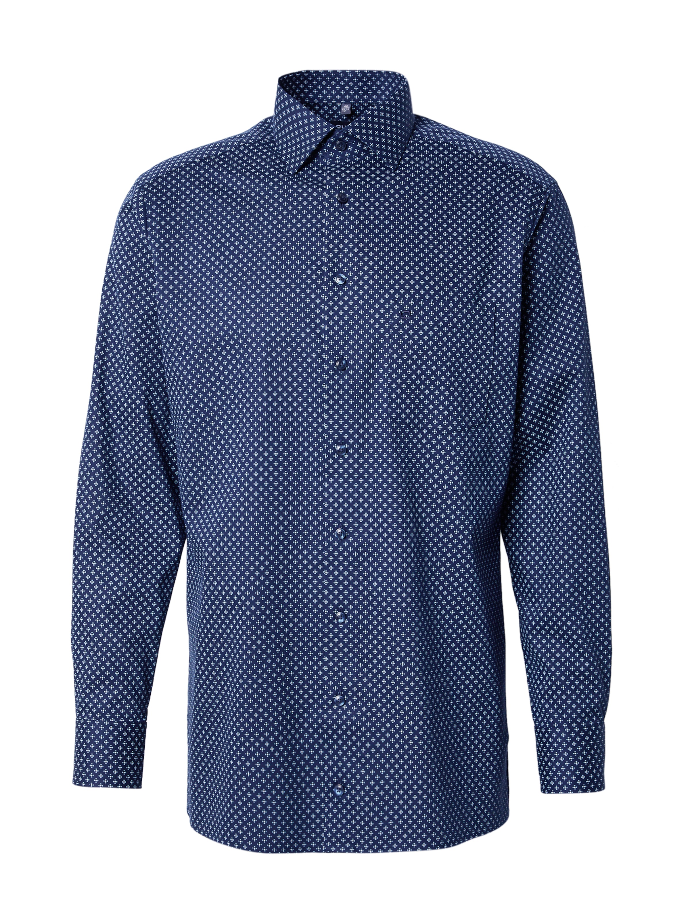 OLYMP Regular Fit Forretningsskjorte i blå: forside