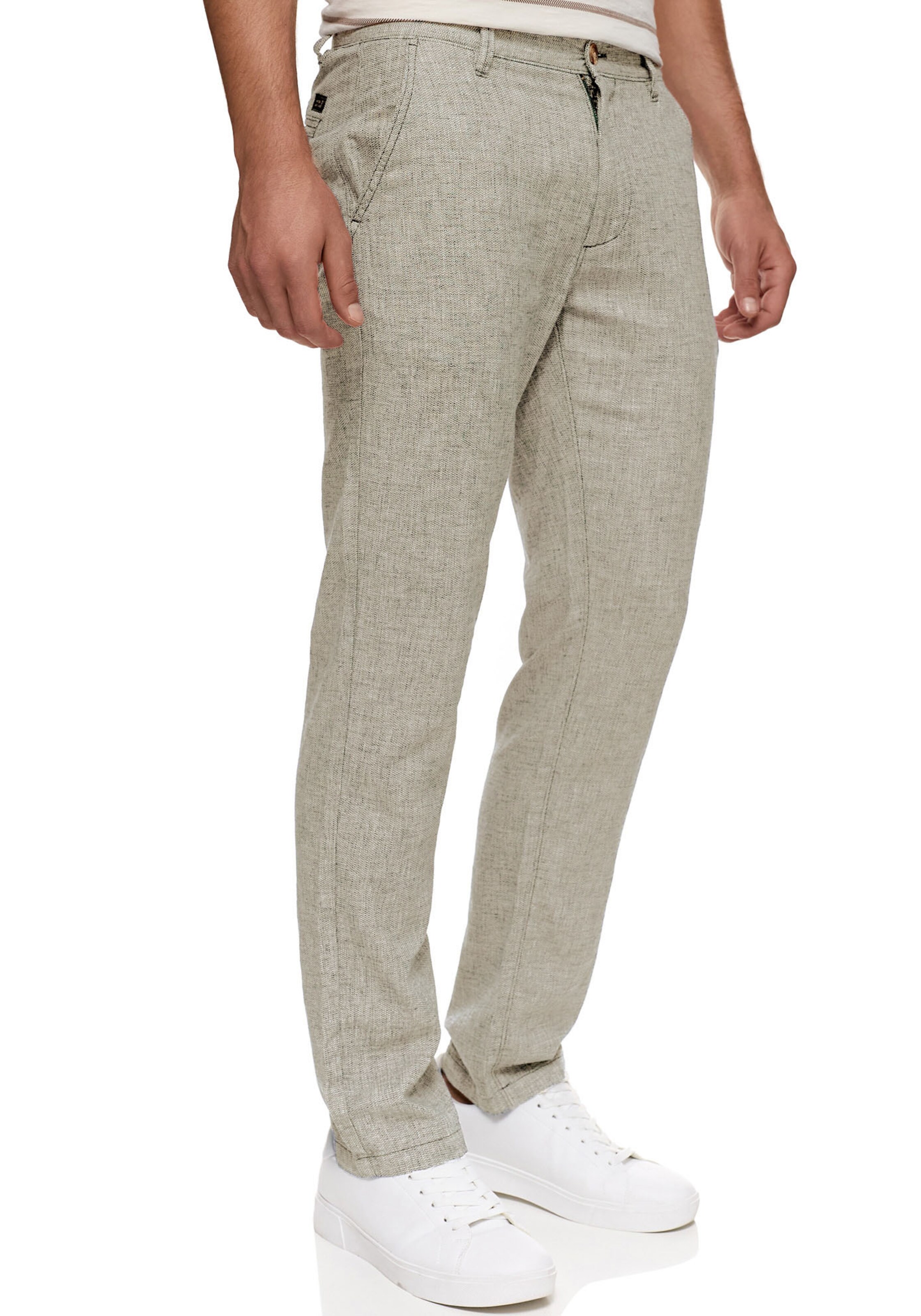 INDICODE JEANS Regular Hose in Beige