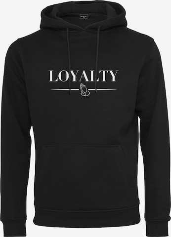 Mister Tee Regular fit Μπλούζα φούτερ 'Loyalty' σε μαύρο: μπροστά