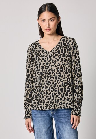 Street One Studio Blouse in Beige: front