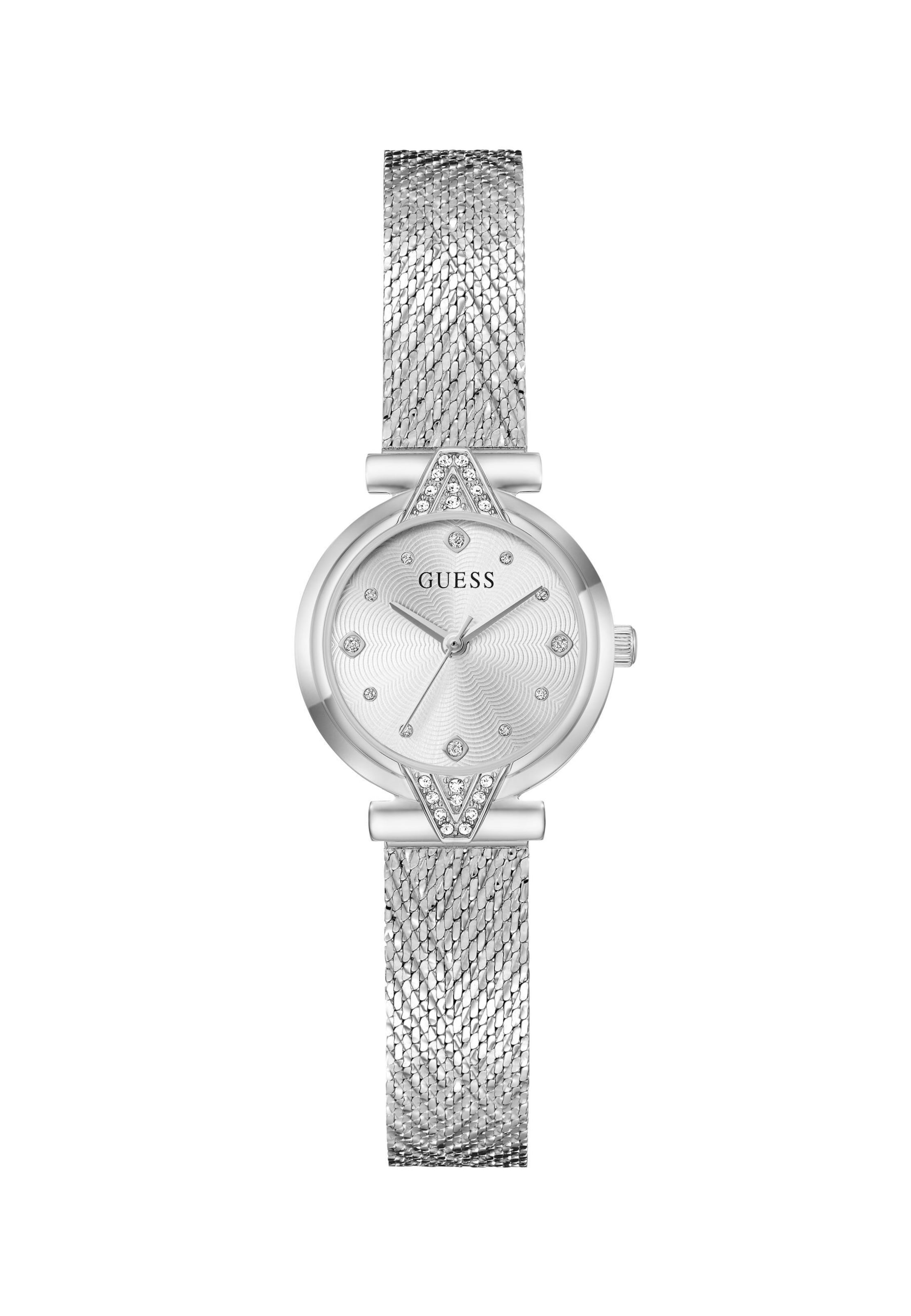 GUESS Analog watch ' LOUISA ' in Silver: front