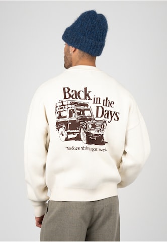 Pullover 'Back In The Days' di Prohibited in beige: frontale