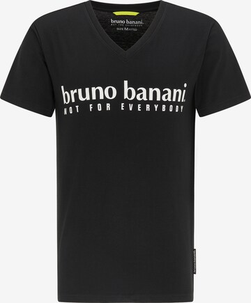 BRUNO BANANI T-Shirt 'Turner' in Schwarz: predná strana