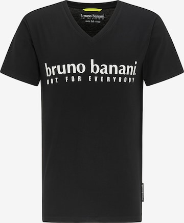 BRUNO BANANI Shirt 'Turner' in Zwart: voorkant