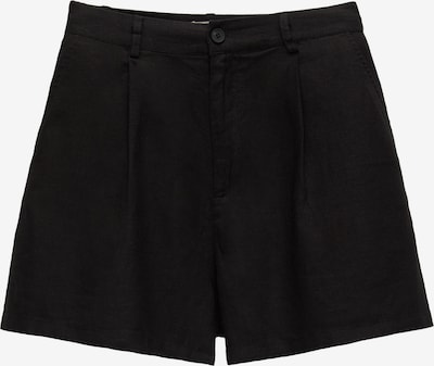 Pantaloni con pieghe Pull&Bear di colore nero, Visualizzazione prodotti