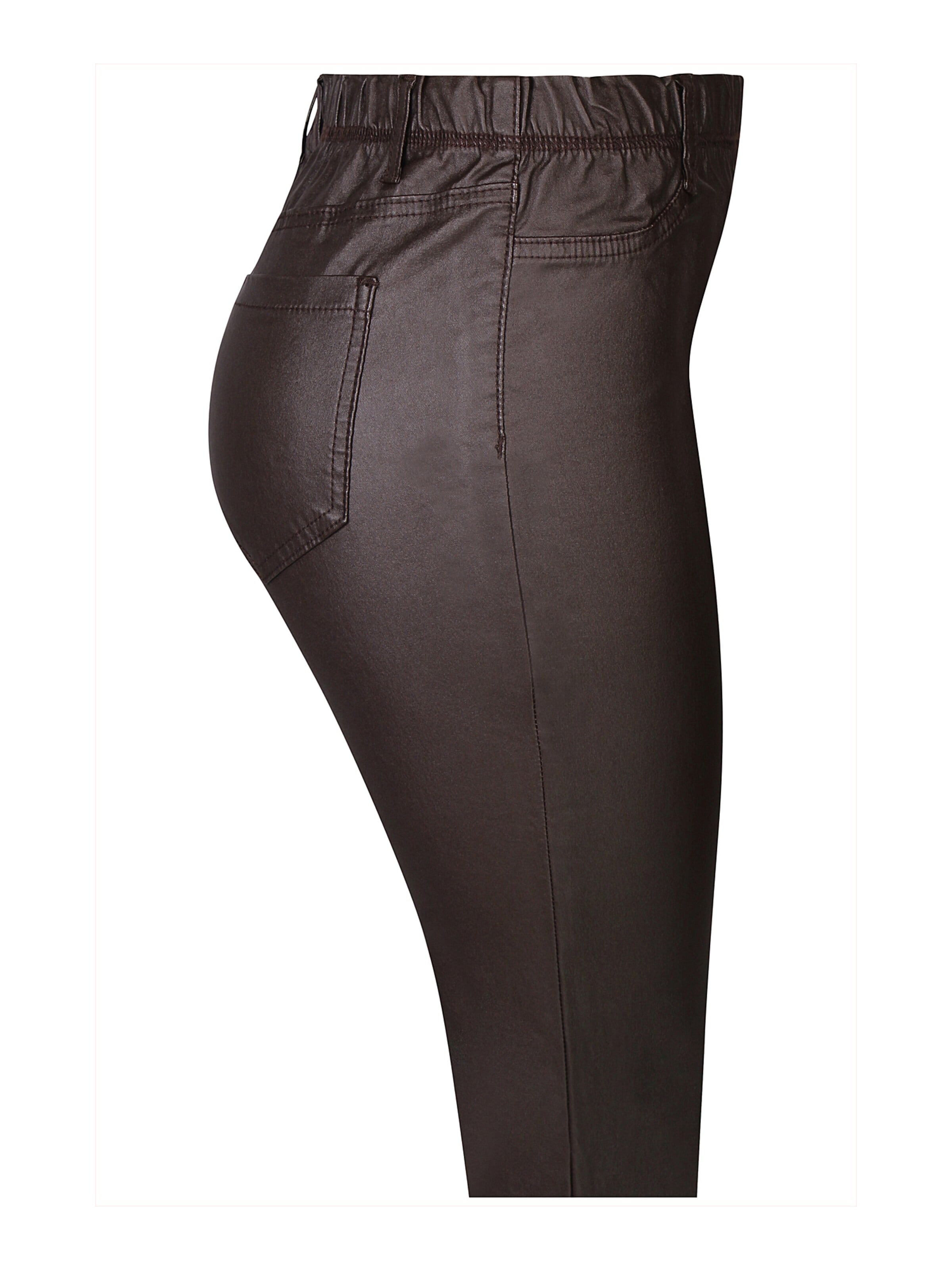 ze-ze Slimfit Jeggings 'Dixie 208' in Bruin