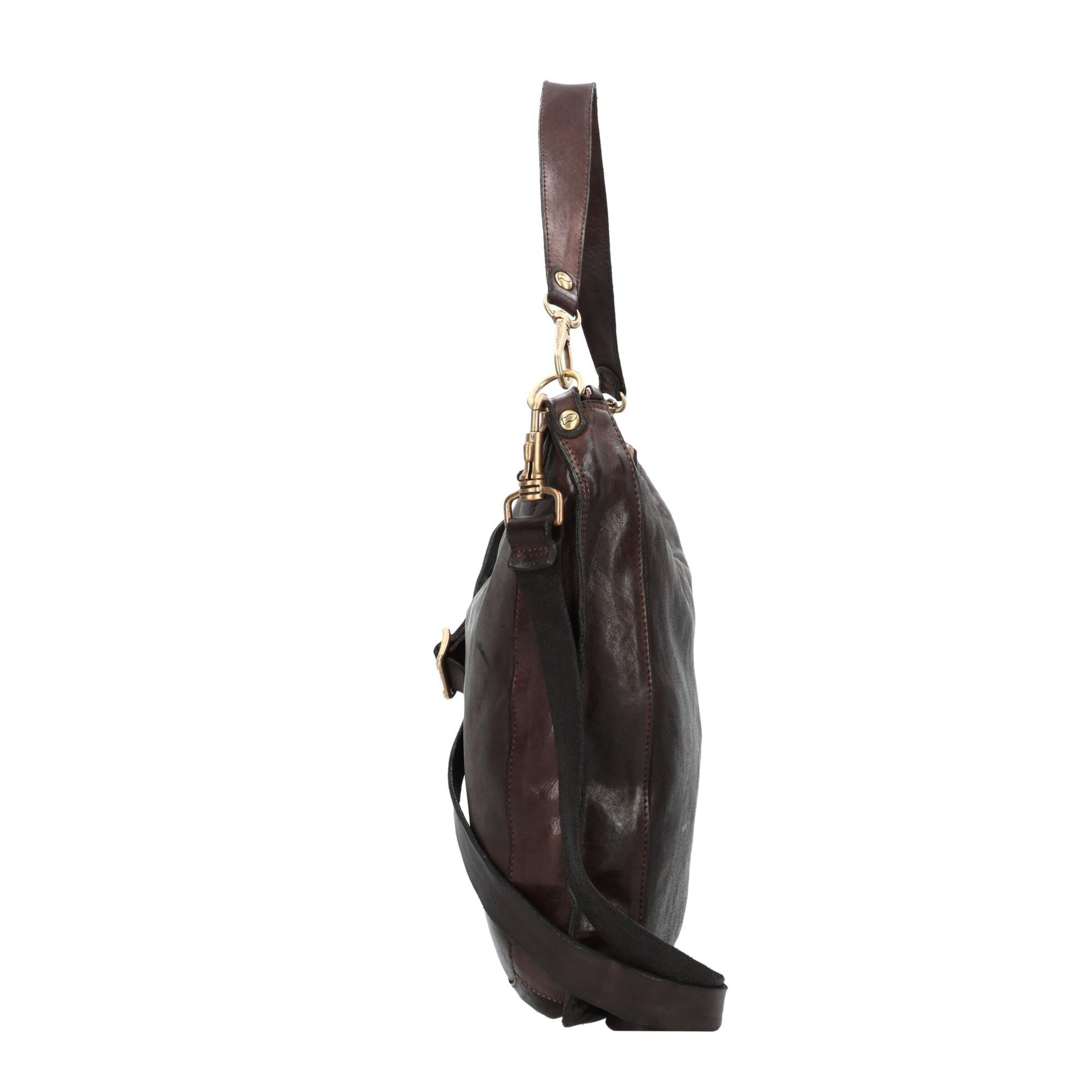 Campomaggi Schoudertas 'Mogano ' in Bruin