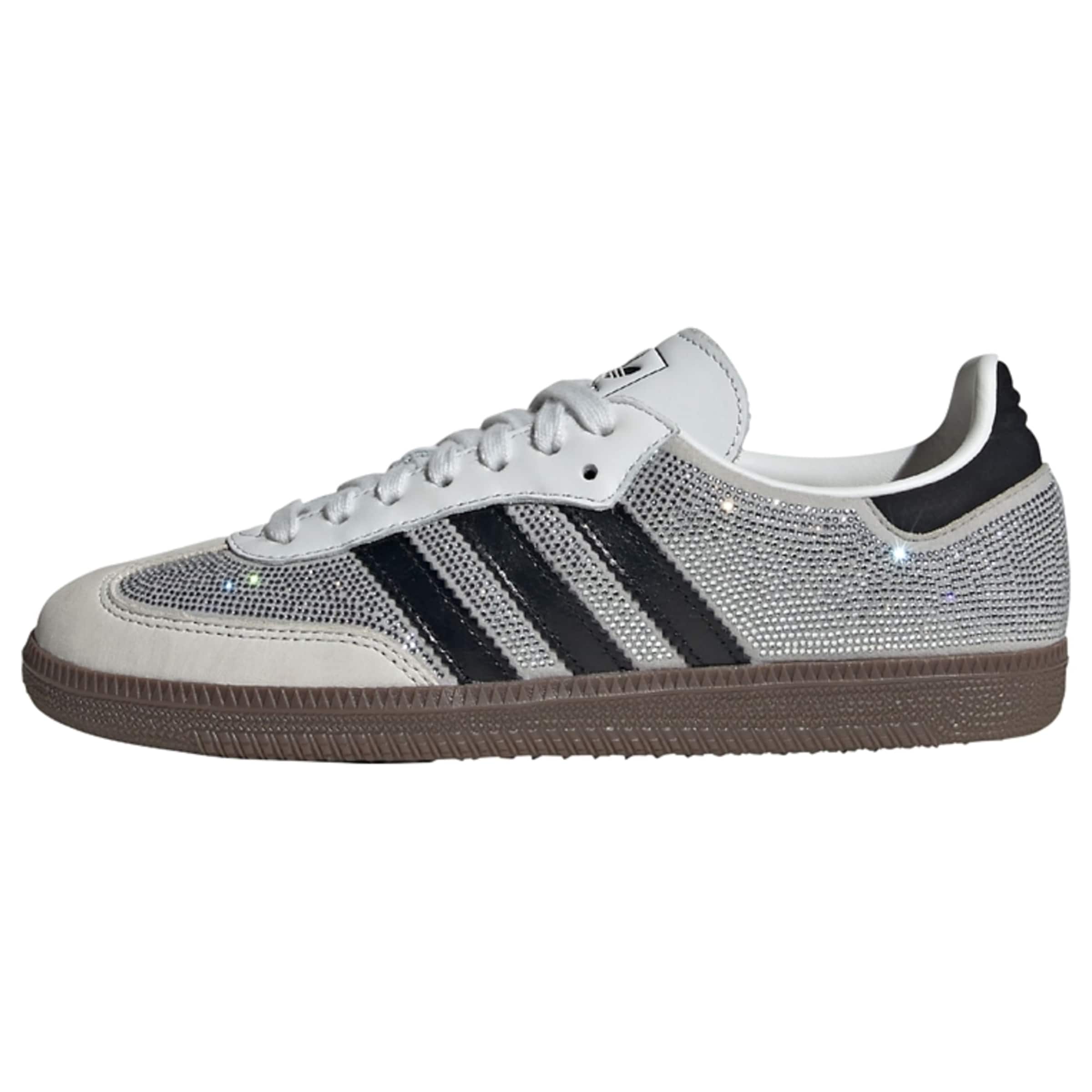 ADIDAS ORIGINALS Zapatillas deportivas bajas 'Samba' en negro / plata / blanco / offwhite, Vista del producto