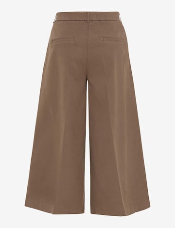 évasé Pantalon BRAX en beige : devant