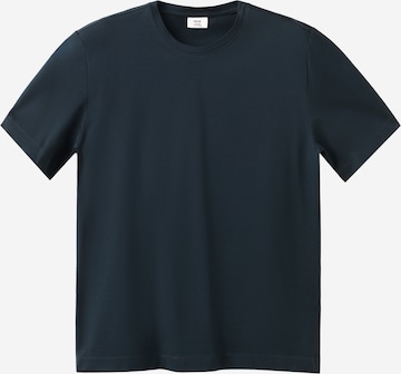 Tricou 'BELLOW' de la MANGO MAN pe albastru: față