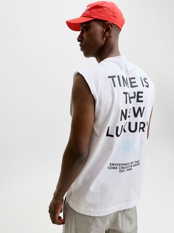 T-Shirt 'JCOETERNA' JACK & JONES en blanc : devant