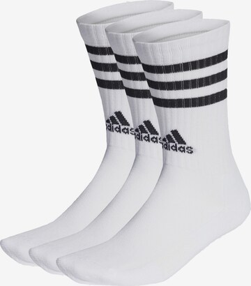 ADIDAS SPORTSWEAR Athletic Socks '3-Stripes' in White