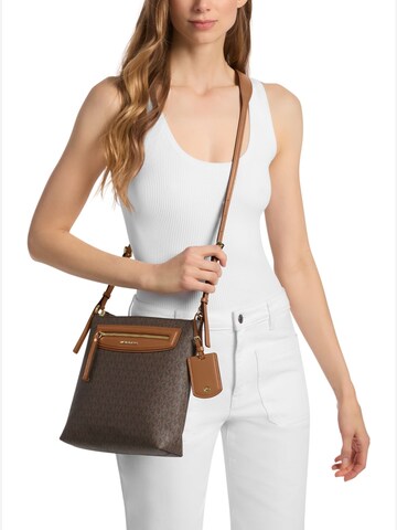 MICHAEL Michael Kors Skuldertaske 'Jet Set Travel' i brun