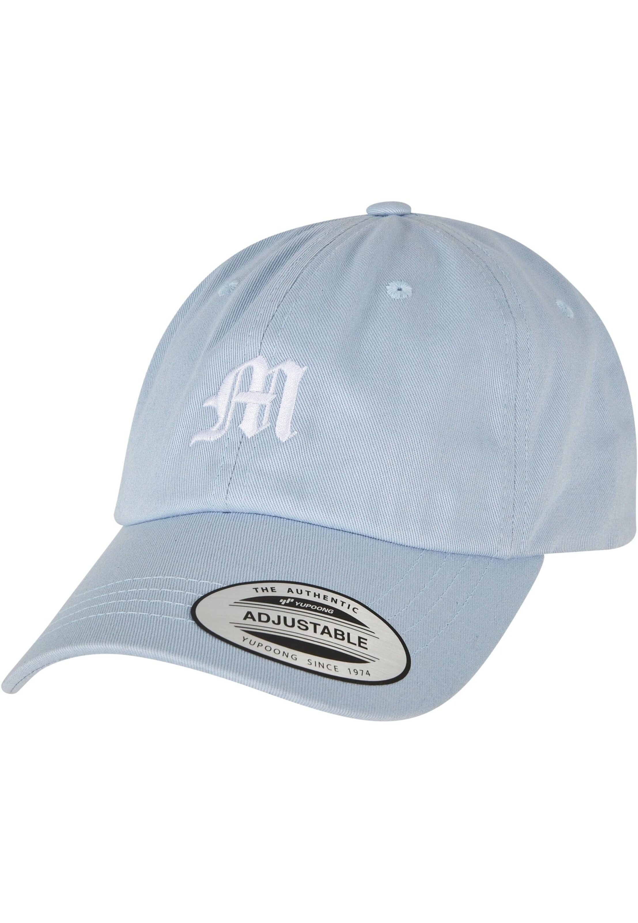 Cappello da baseball 'Letter' di Urban Classics in blu: frontale