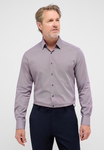 ETERNA Slim fit Business shirt in Red: front