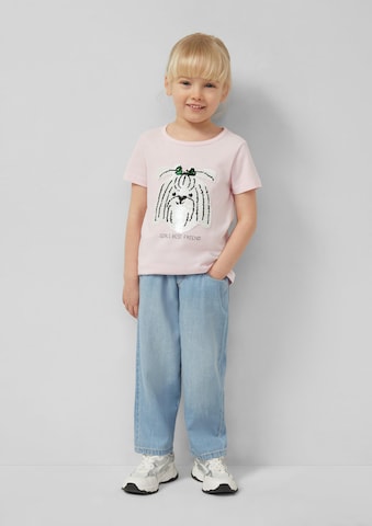 T-Shirt s.Oliver en rose : devant