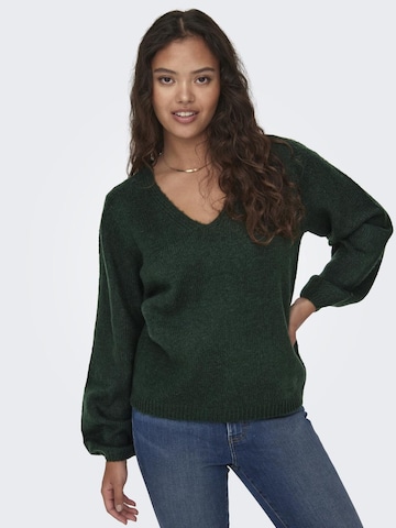 JDY Sweater 'SILJA' in Green