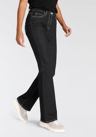 ARIZONA Bootcut Jeans in Schwarz