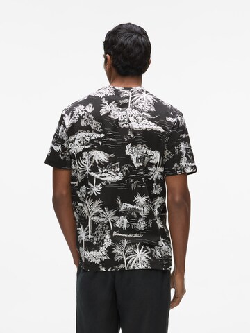 Karl Lagerfeld Тениска в черно