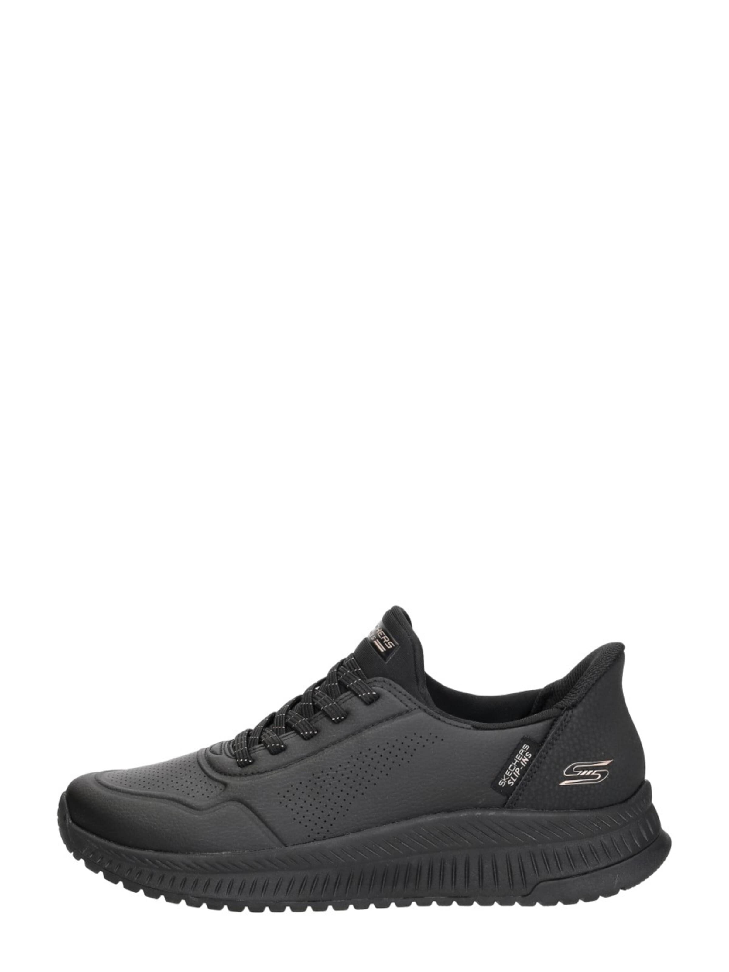 SKECHERS Sneakers laag 'Slip-Ins: Bobs Squad 4 - Key Look' in Zwart: voorkant