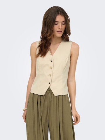 ONLY - Chaleco para traje 'ONLMarly' en beige: frente