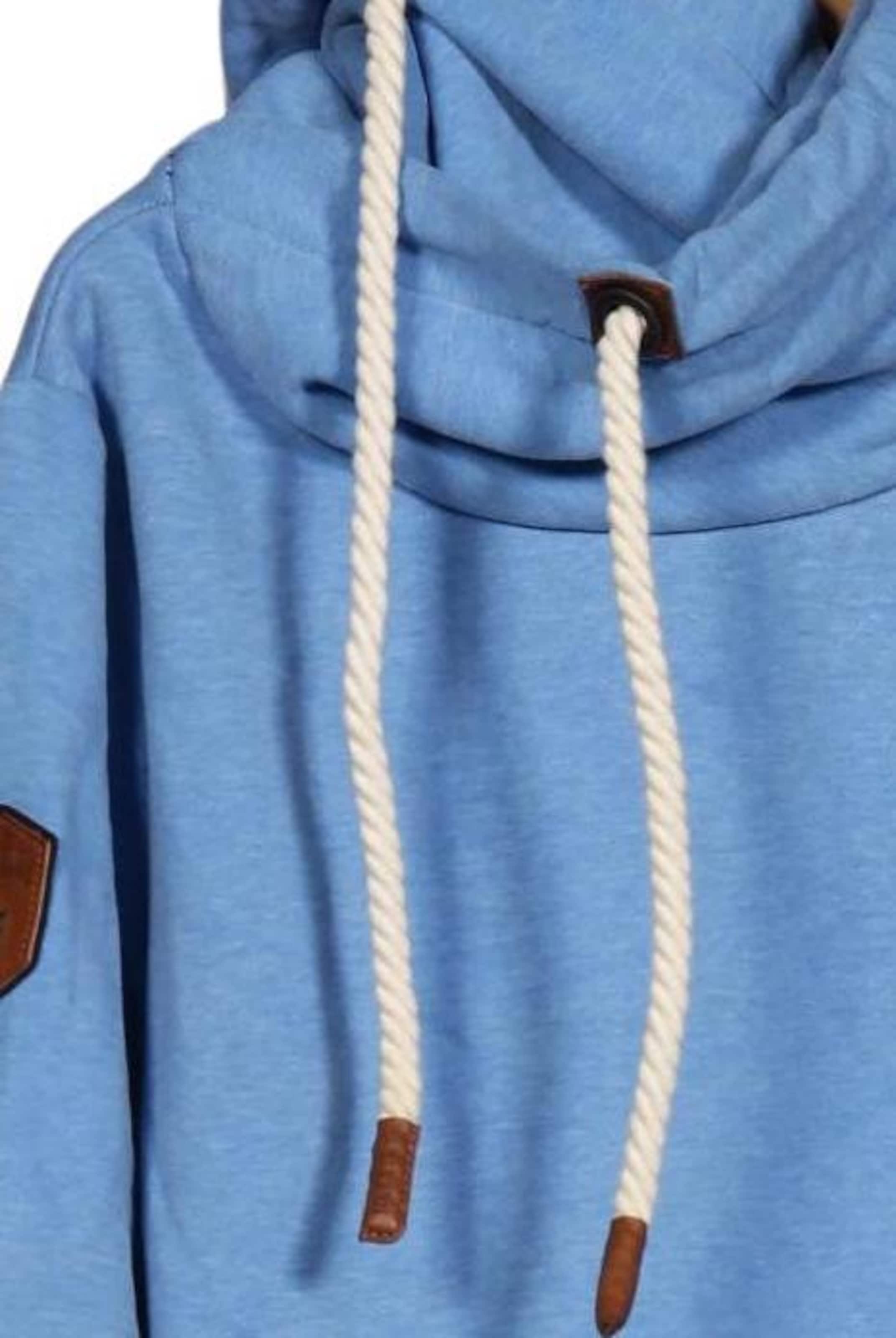 naketano Sweatshirt & Zip-Up Hoodie in L in Blue