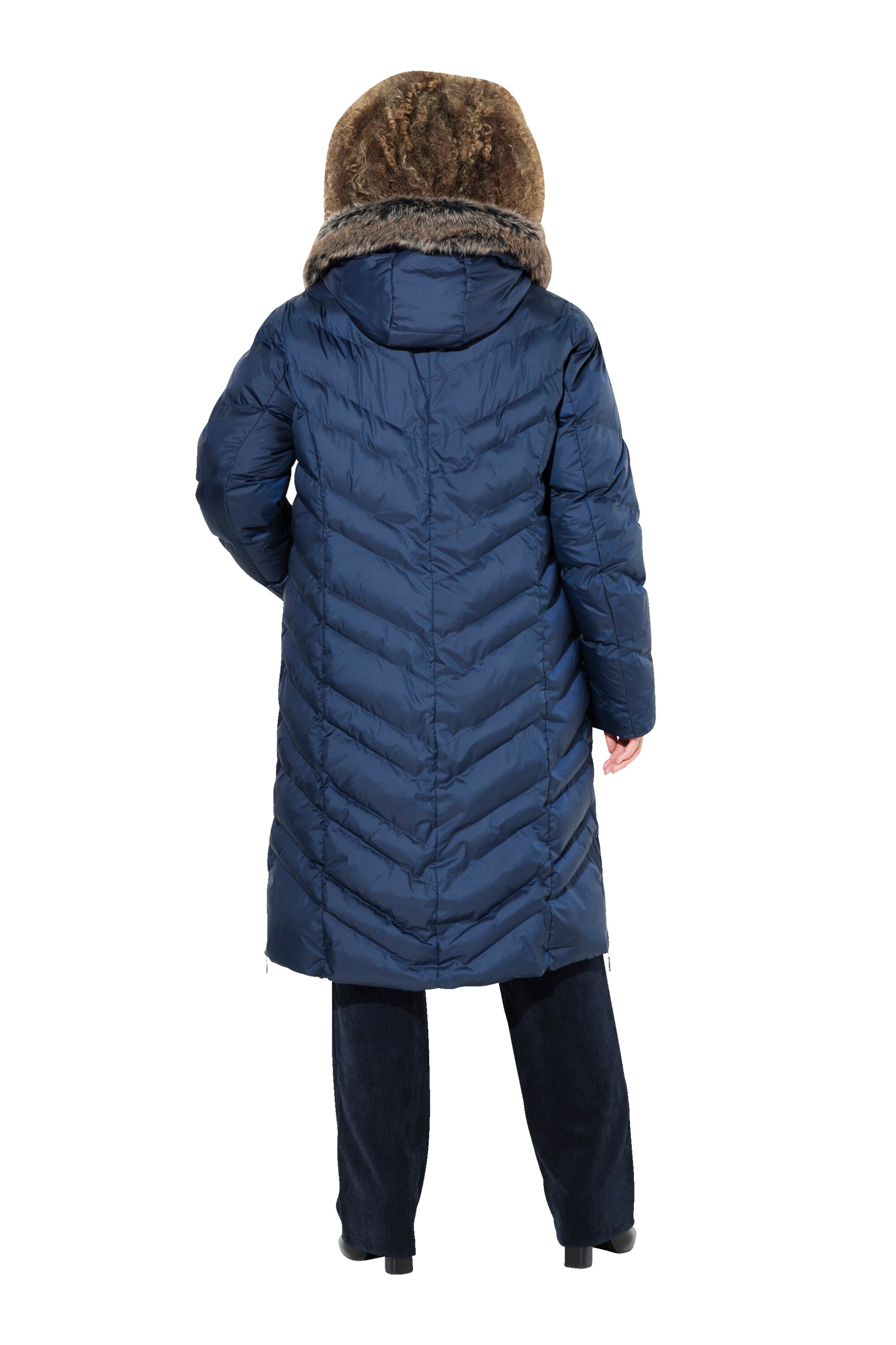 Ulla Popken Winter coat in Blue