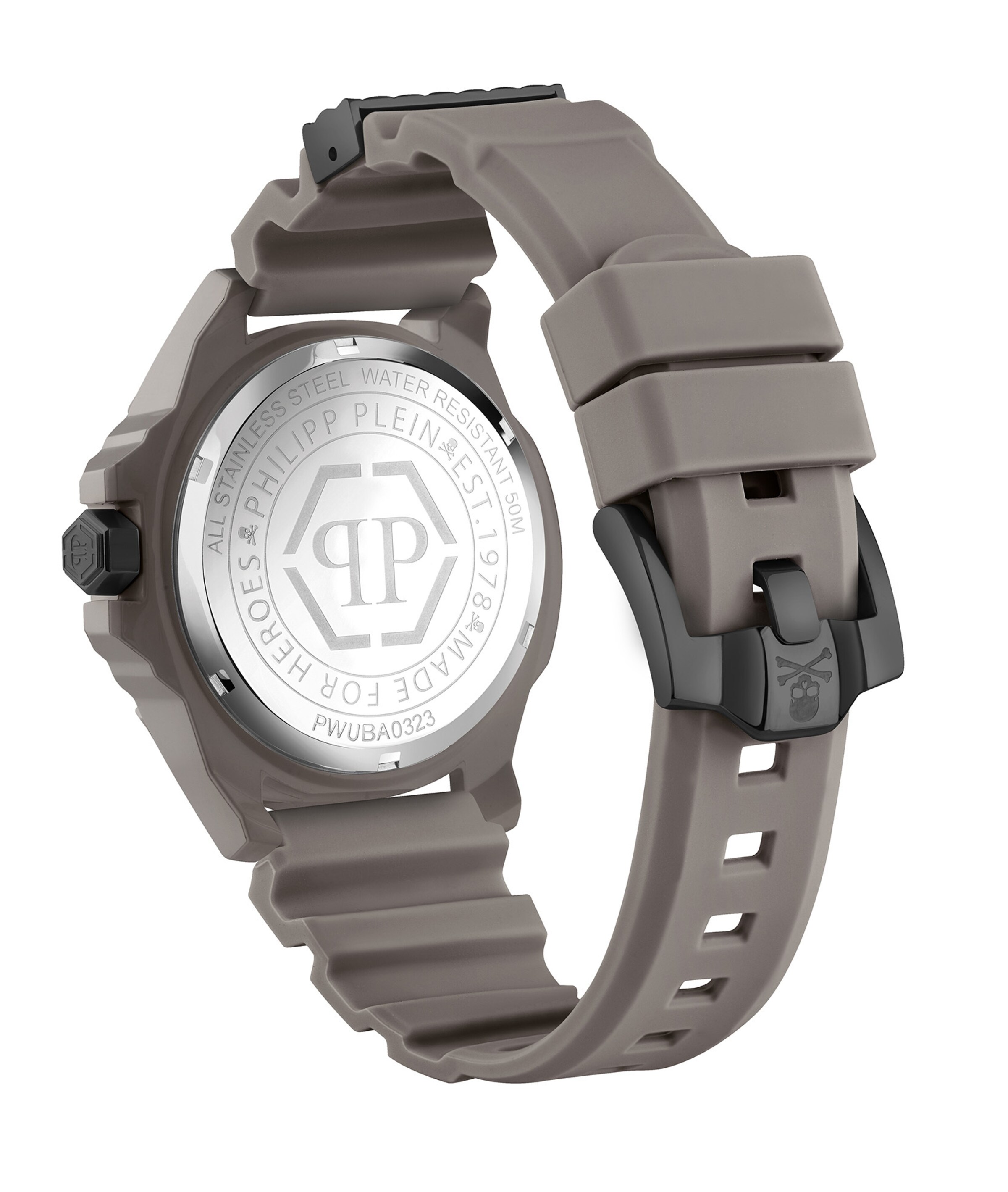 Philipp Plein Analog Watch '$kull' in Grey
