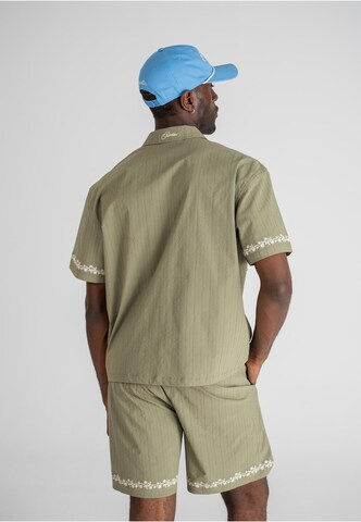 Comfort fit Camicia 'Western' di Prohibited in verde