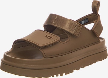 UGG Sandalen 'Goldeglow Bison' in Bruin: voorkant