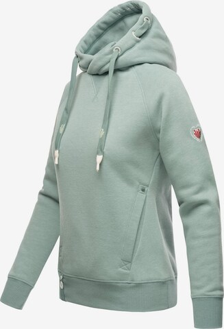 Sweat-shirt 'Liebesmäuschen' NAVAHOO en vert