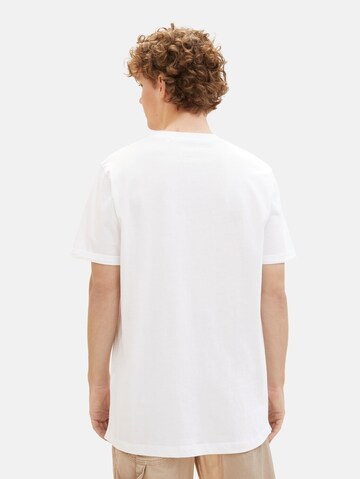 T-Shirt TOM TAILOR DENIM en blanc