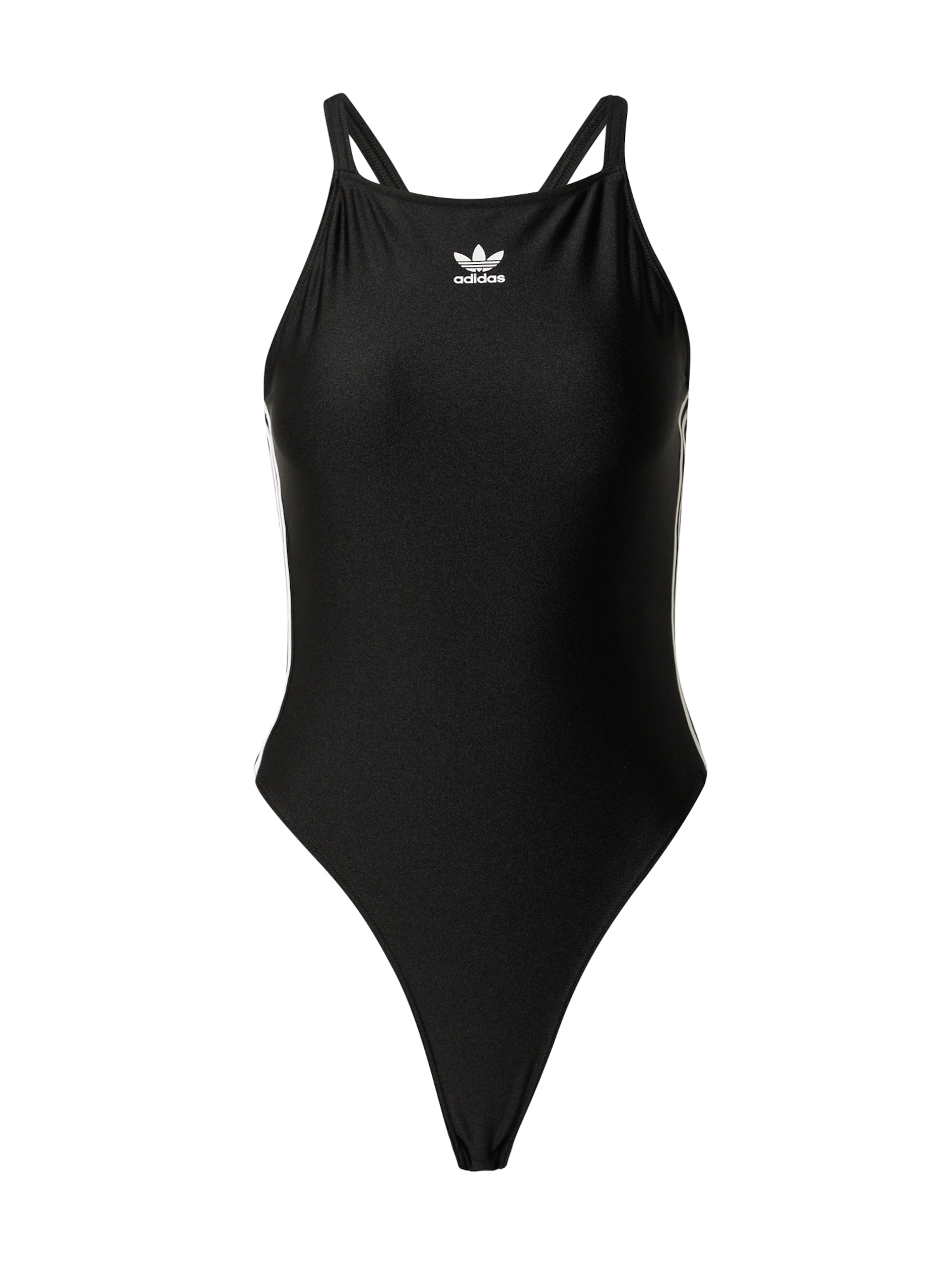 Bustino Body a maglietta di ADIDAS ORIGINALS in nero: frontale