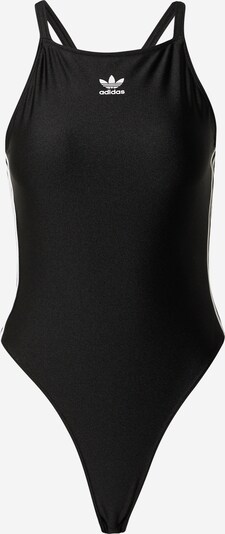 ADIDAS ORIGINALS Body camiseta en negro / blanco, Vista del producto