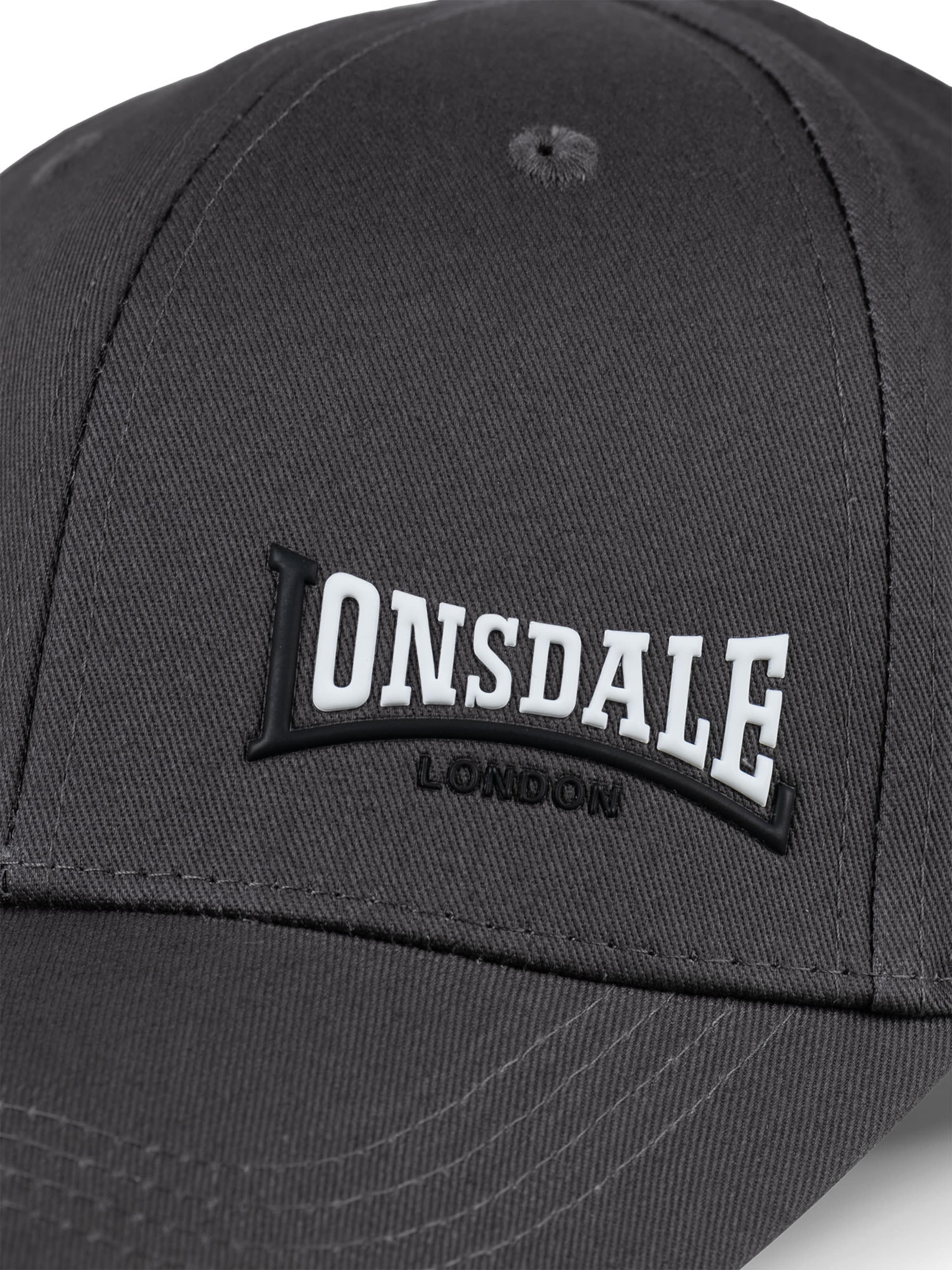 pilka LONSDALE Kepurė 'Enville'