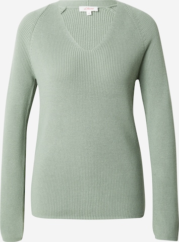 s.Oliver Sweater in Green: front