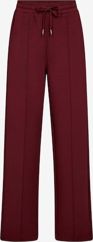 Soyaconcept Wide leg Broek ' SC-BANU ' in Rood: voorkant