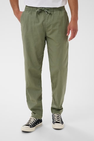 Matinique Hose 'Linen' in Grün: Vorderseite