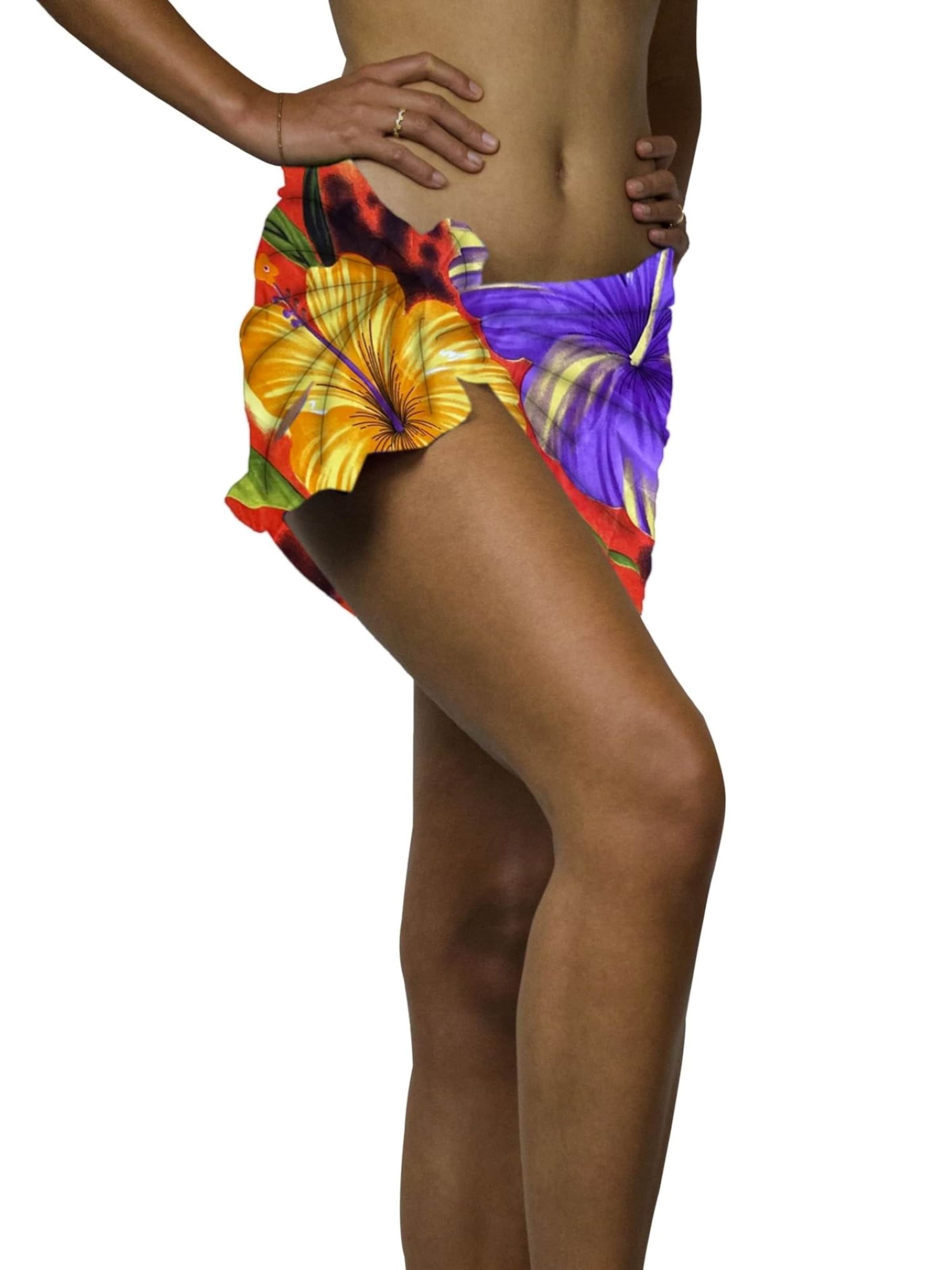 King Kameha Strandtuch 'Big Flower'‌‌‌‌‌‌‌‌‌‌ in Orange