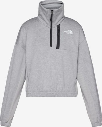 Felpa sportiva 'INTEREST' di THE NORTH FACE in grigio: frontale